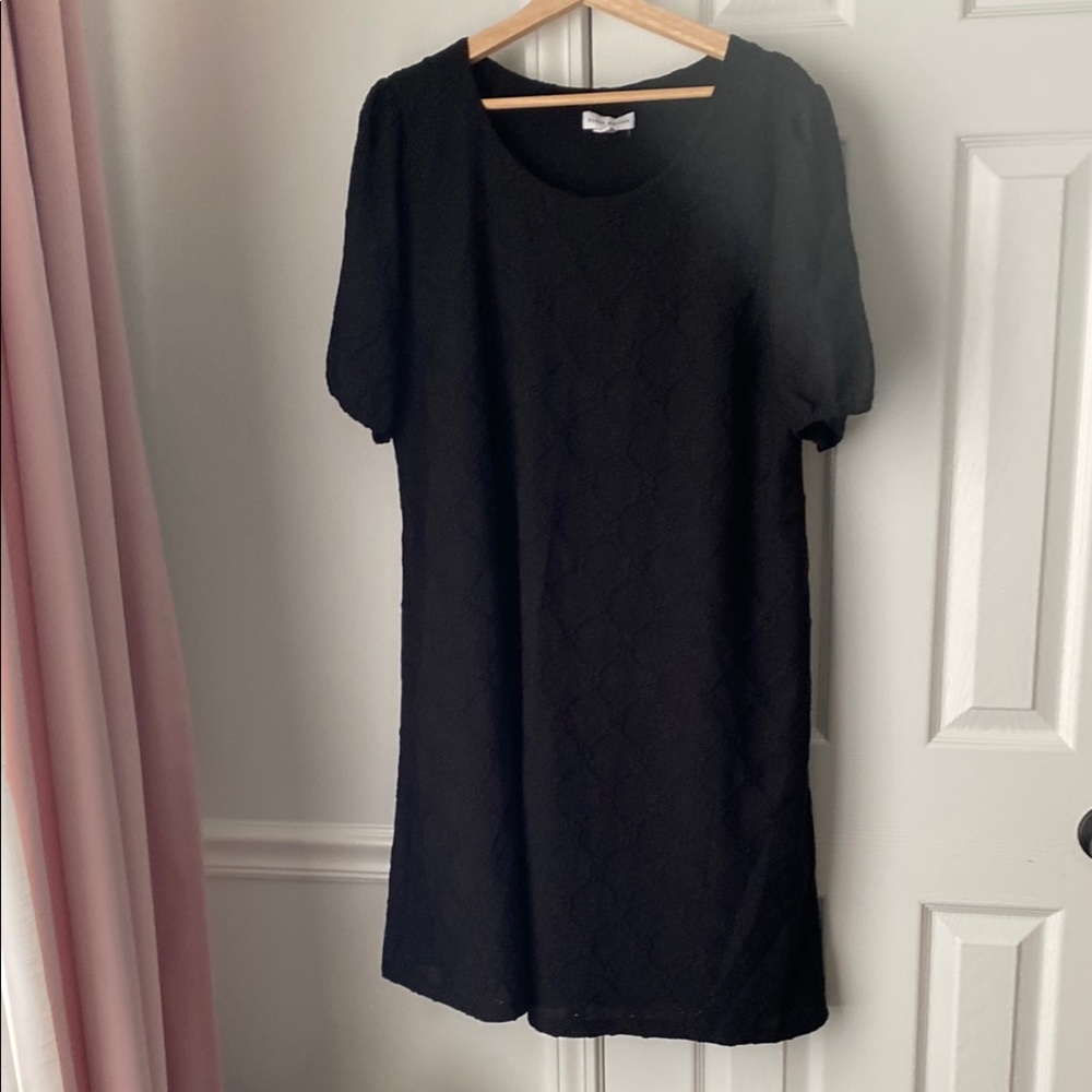 Susan Graver Black Textured Dress